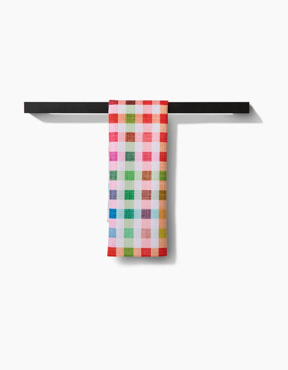 Woven Spring Plaid Tea Towel - Bria Blair Creative