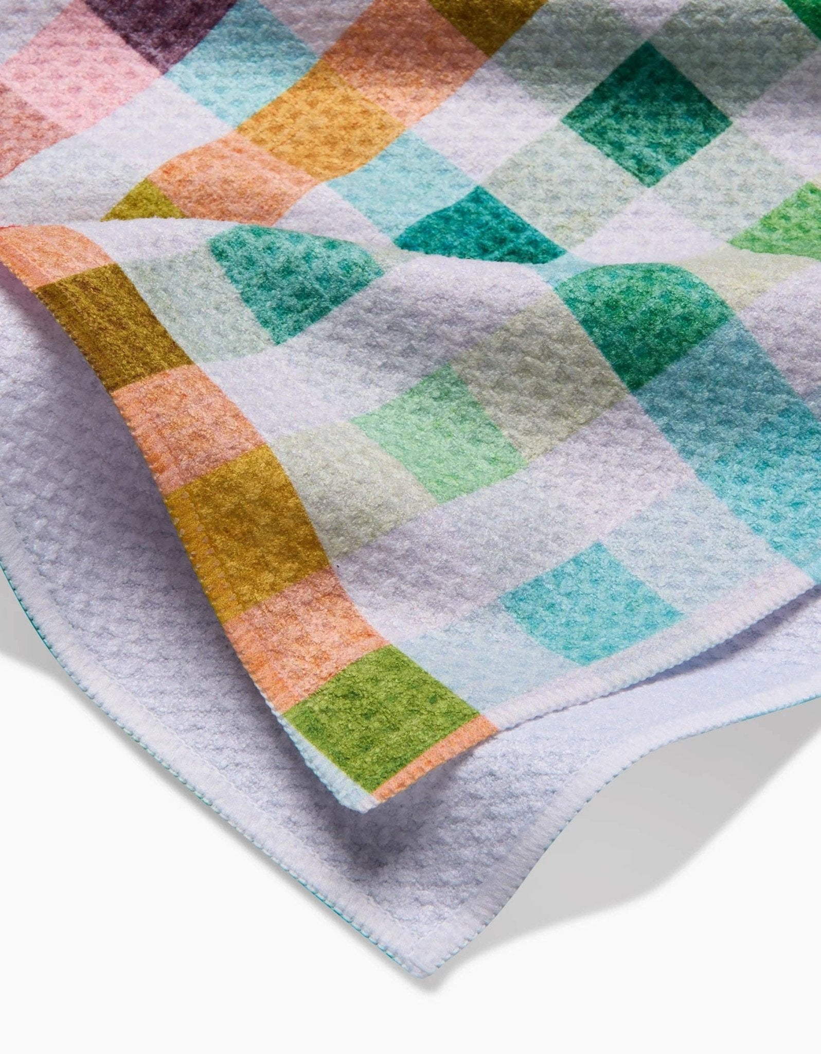 Woven Spring Plaid Tea Towel - Bria Blair Creative