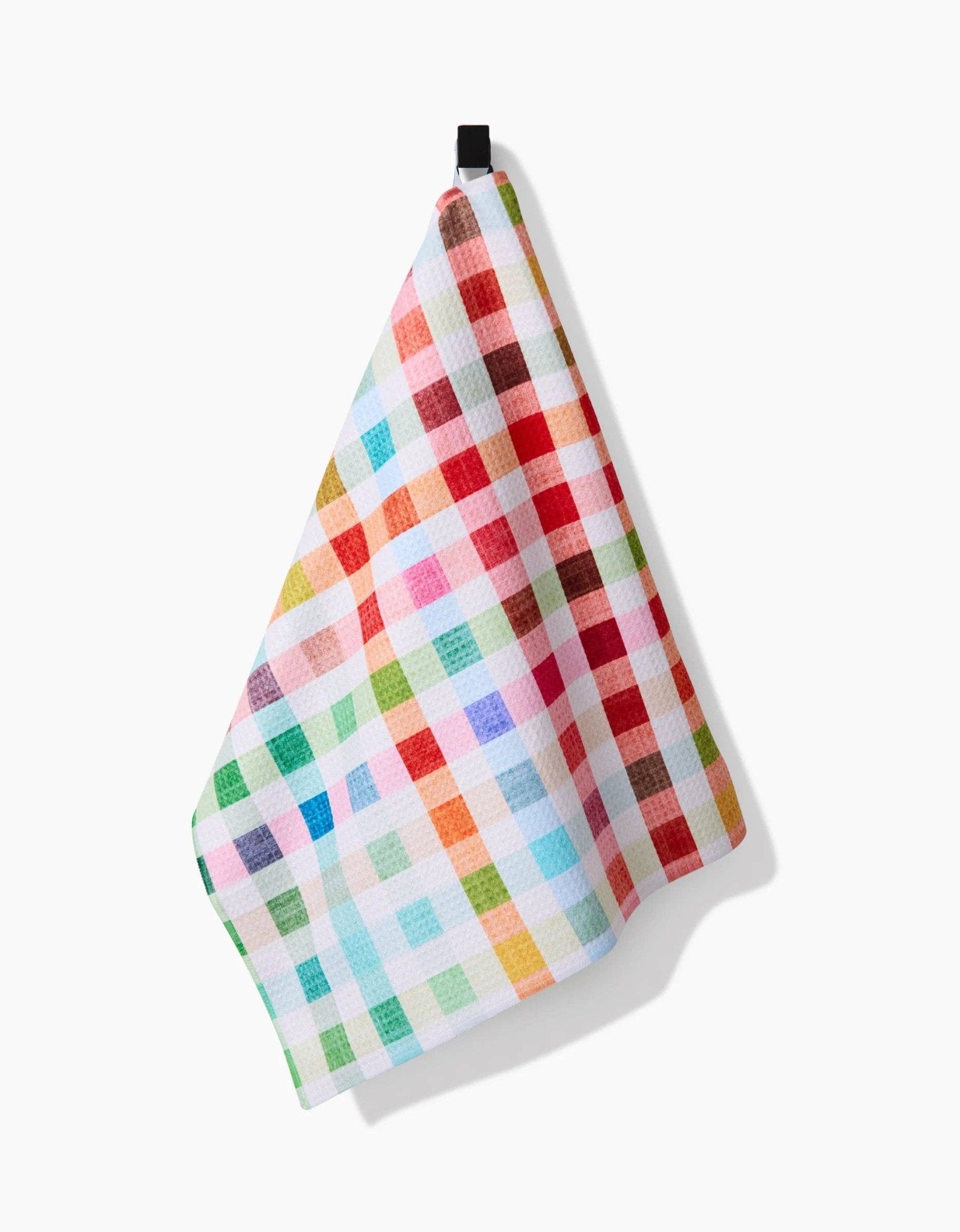 Woven Spring Plaid Tea Towel - Bria Blair Creative