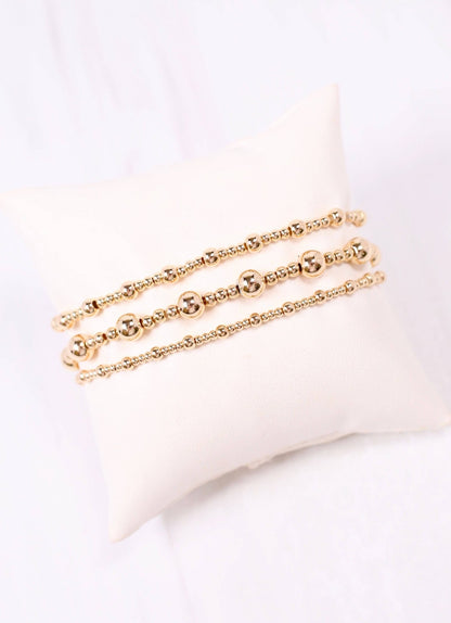 Wynette Bracelet Set GOLD: Default - Bria Blair Creative