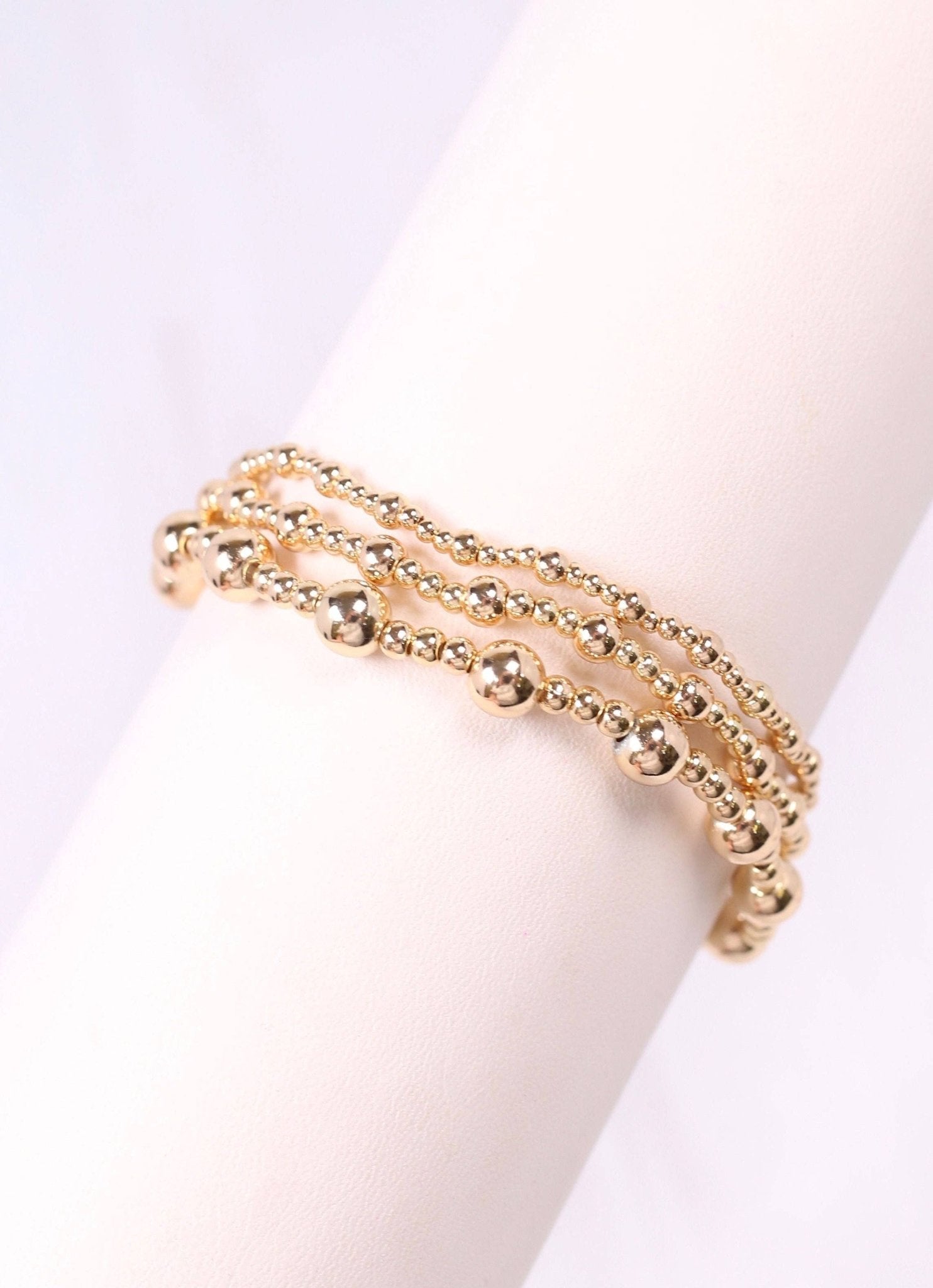 Wynette Bracelet Set GOLD: Default - Bria Blair Creative