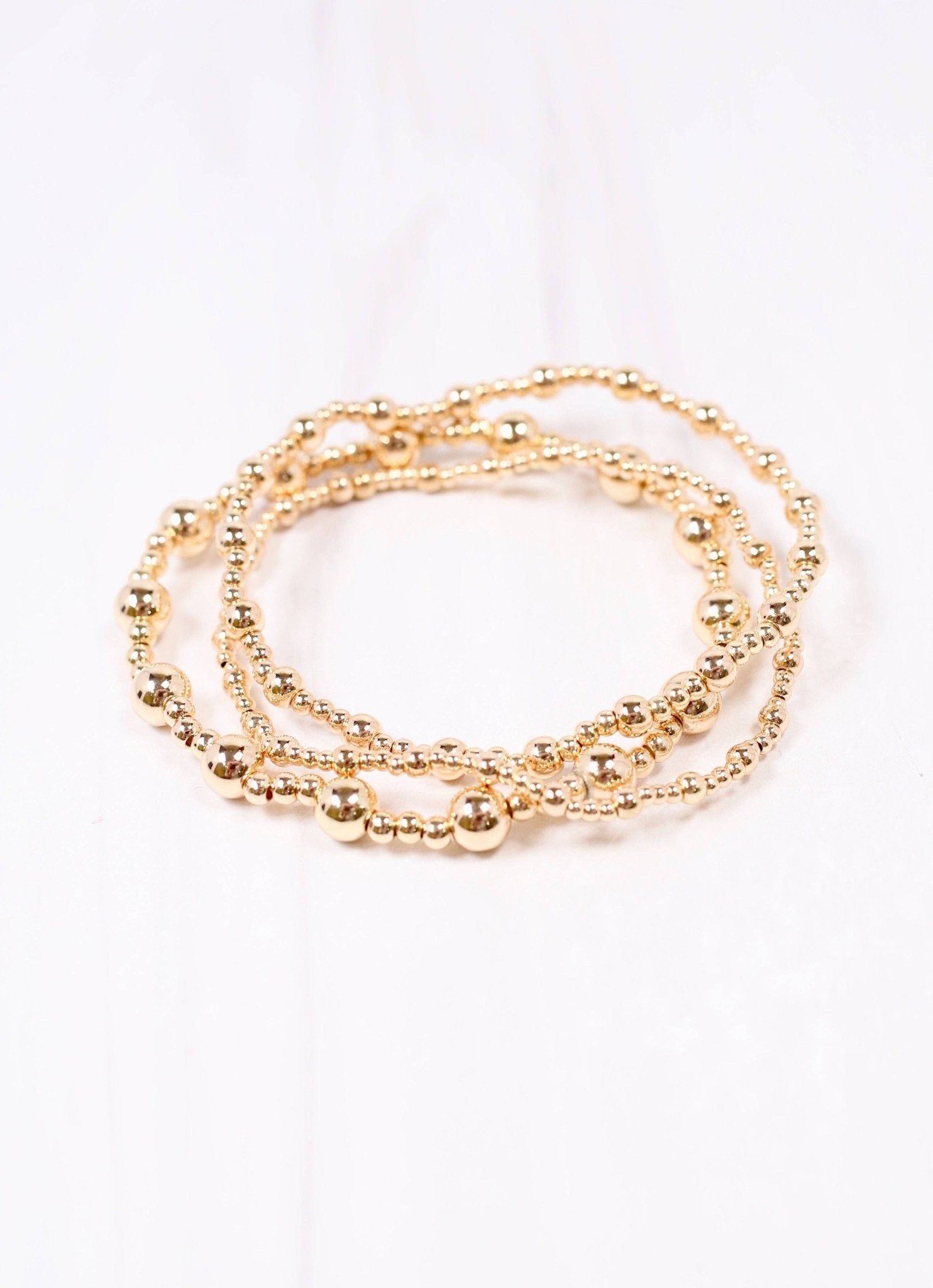 Wynette Bracelet Set GOLD: Default - Bria Blair Creative