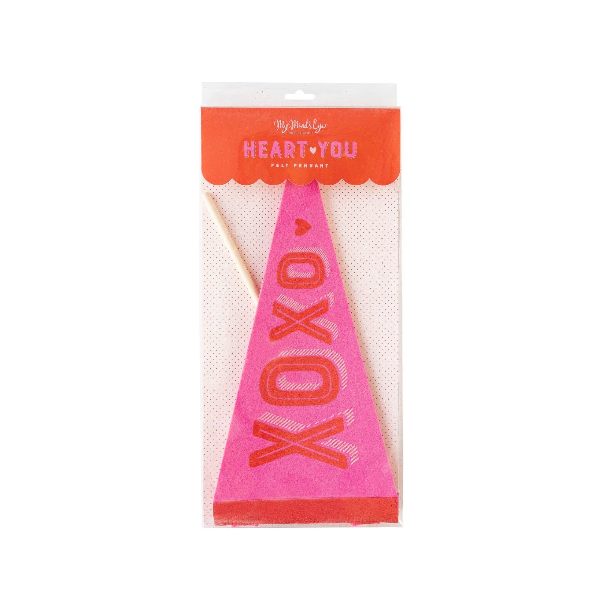XOXO Felt Pennant - Bria Blair Creative