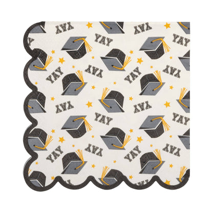 Yay Cap Pattern Napkin - Bria Blair Creative