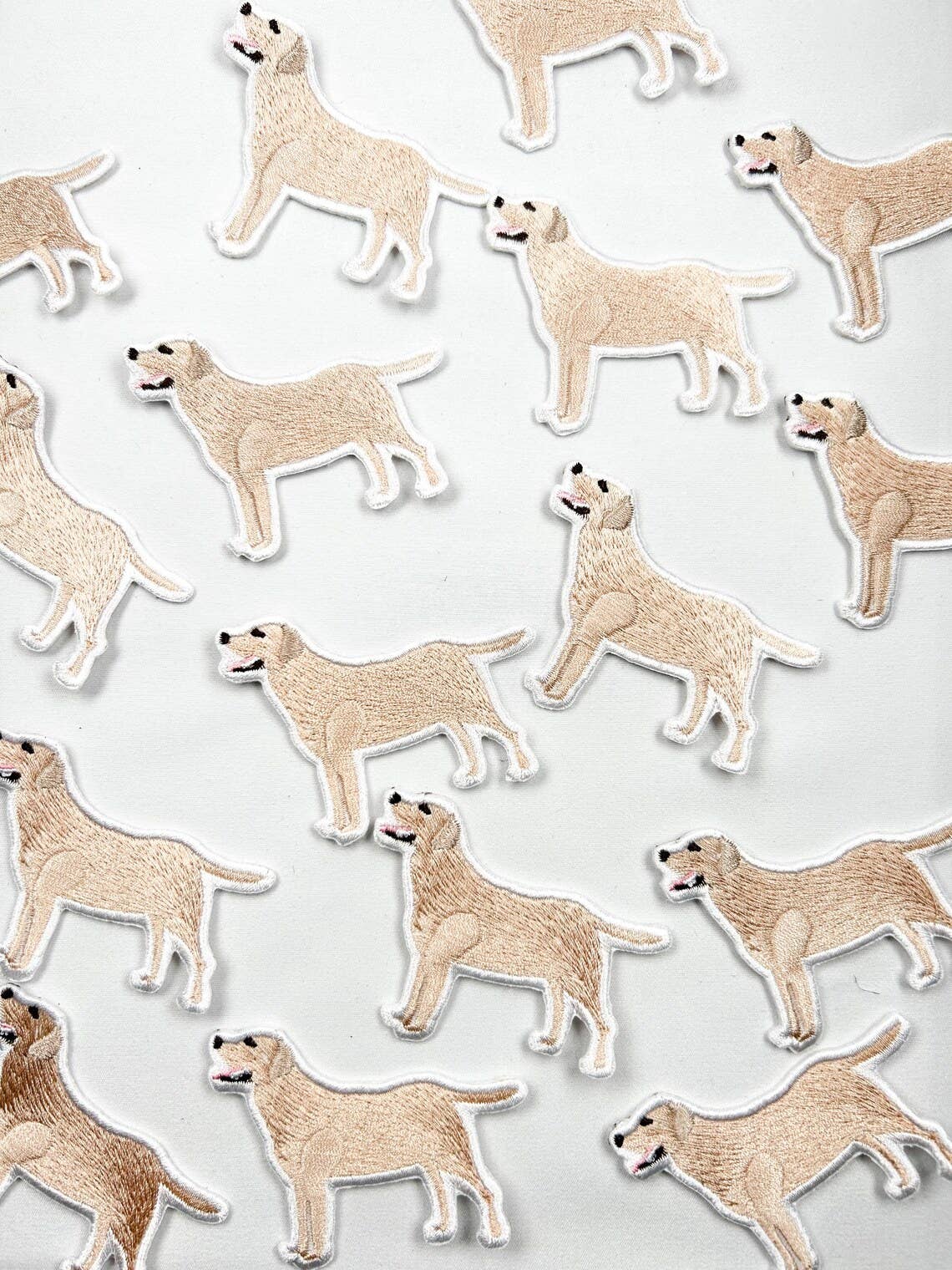 Yellow Labrador Embroidered Iron On Patch | Dog Patch Pets - Bria Blair Creative