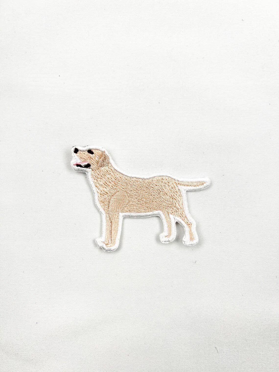 Yellow Labrador Embroidered Iron On Patch | Dog Patch Pets - Bria Blair Creative