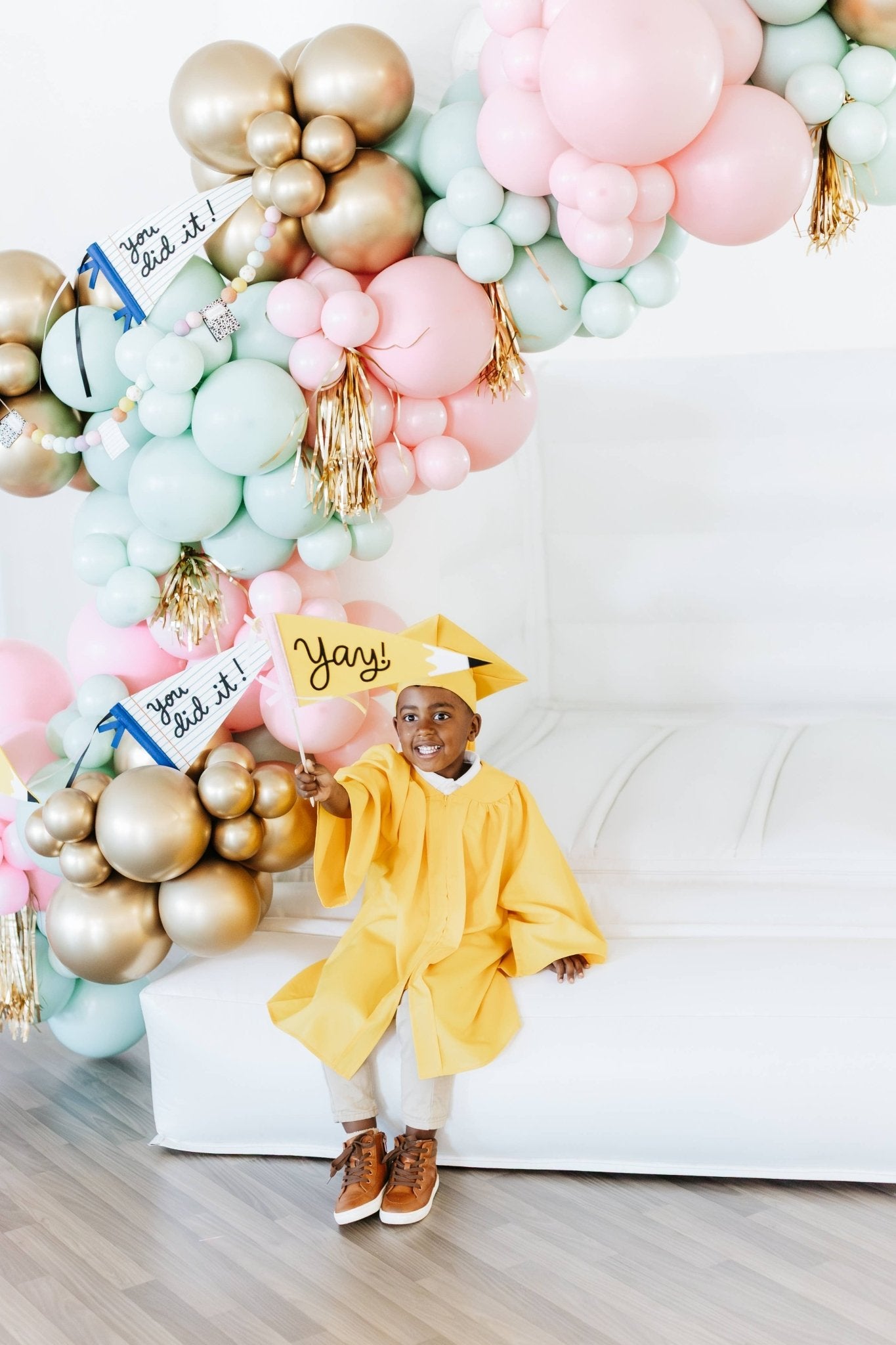 YGD1115 - Occasions by Shakira - Yay Pencil Felt Pennant - Bria Blair Creative