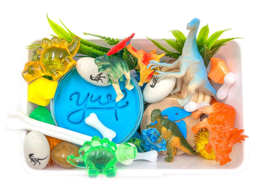 Young Wild Dinosaur sensory dough kit - Bria Blair Creative