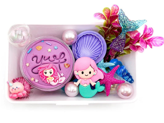 Young wild mermaid sensory dough kit - Bria Blair Creative