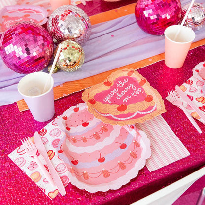 You're The Cherry On Top Dessert Plates - Bria Blair Creative
