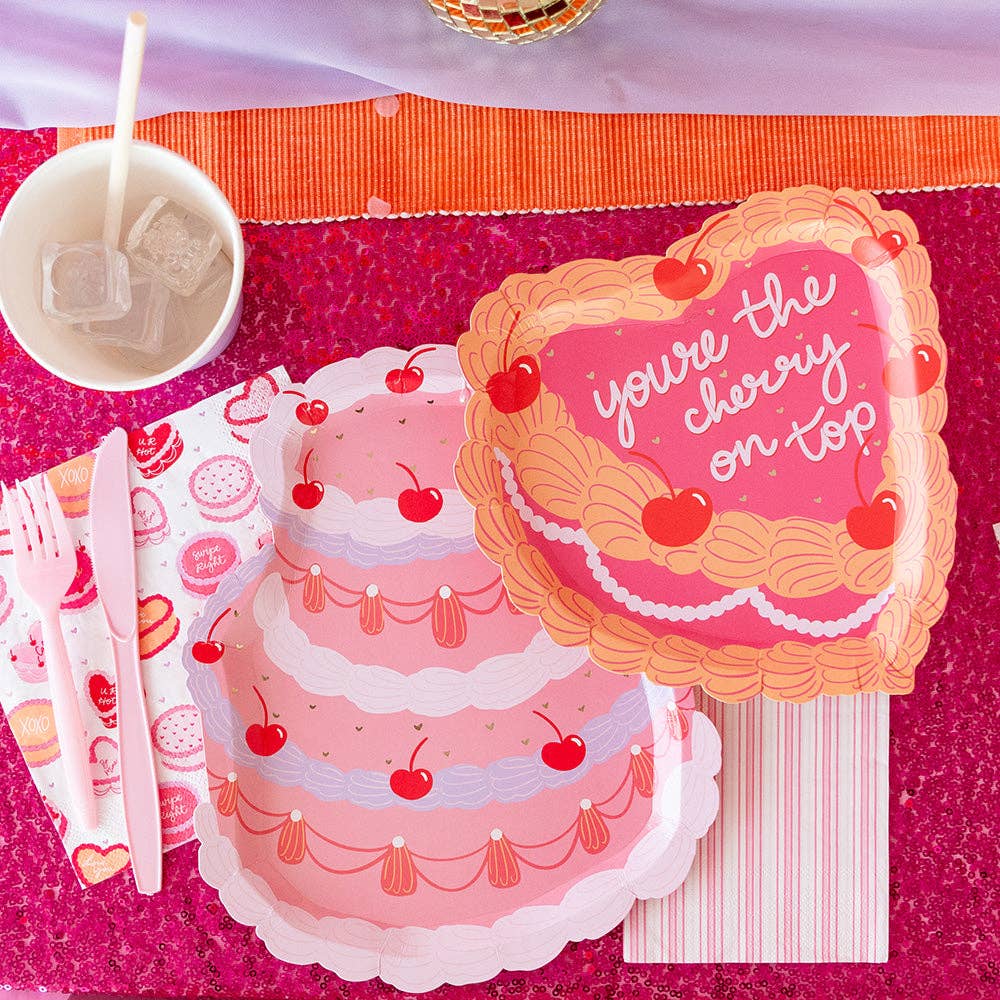 You're The Cherry On Top Dinner Plates - Bria Blair Creative