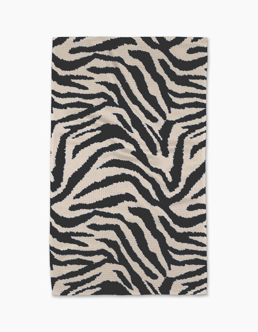 Zira Black Tea Towel - Bria Blair Creative